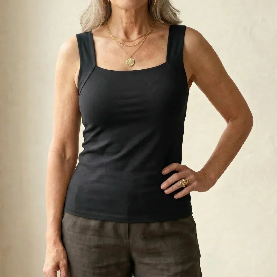 ROXANNE - BUILT-IN COMFORT BRA TANK TOP