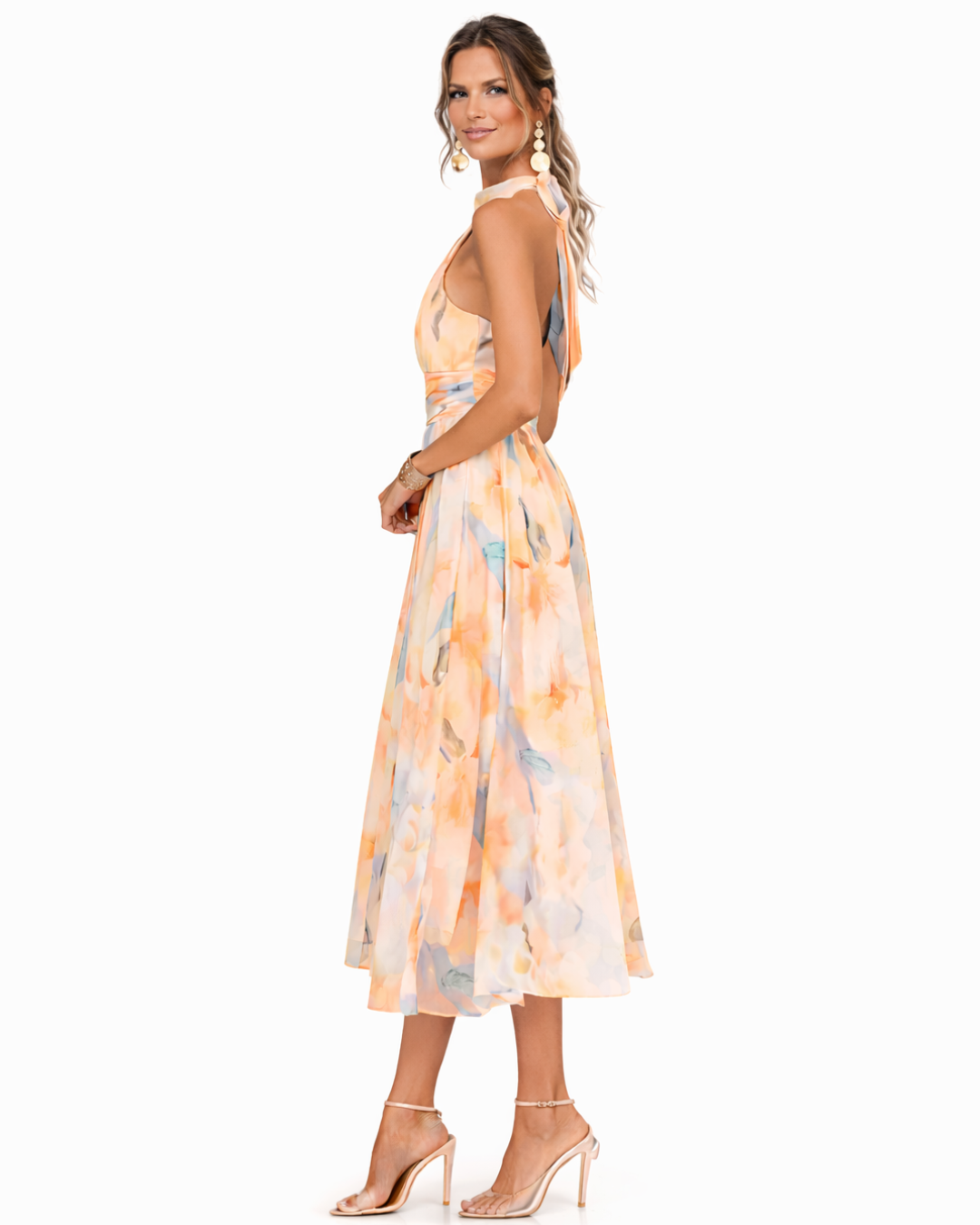 AURORA | HALTER MAXI DRESS FOR WOMEN