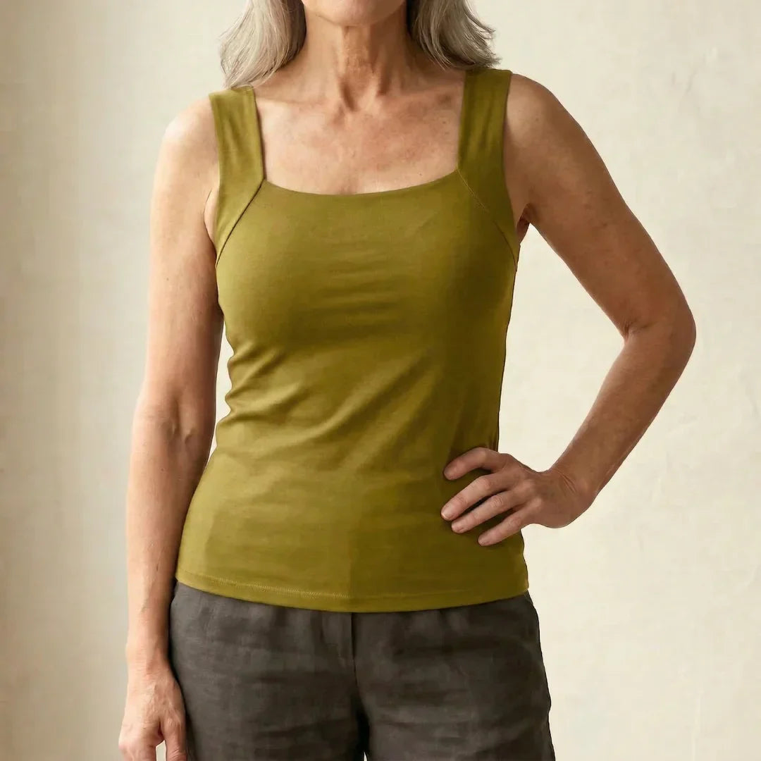 ROXANNE - BUILT-IN COMFORT BRA TANK TOP