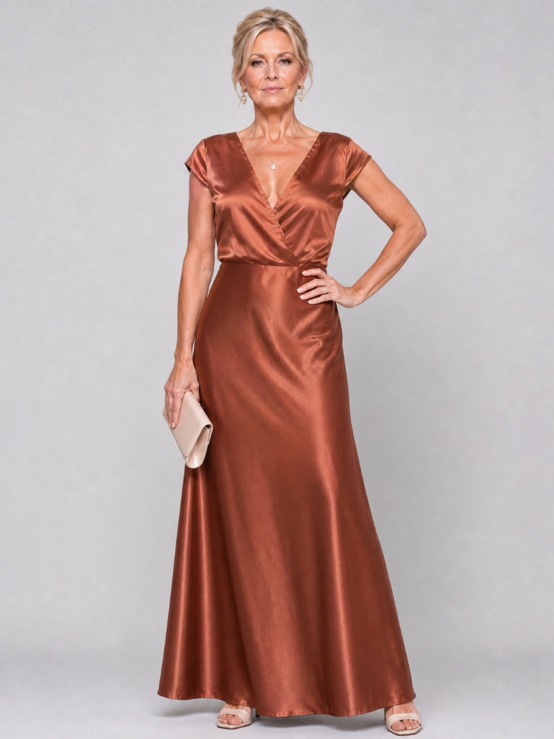 SAMOUSE | WRAP MAXI DRESS FOR WOMEN