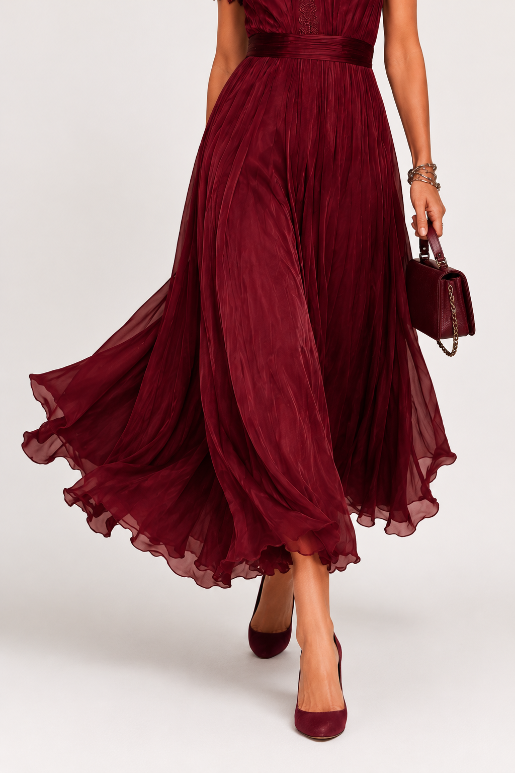 LESLEY | ELEGANT MIDI DRESS FOR WOMEN