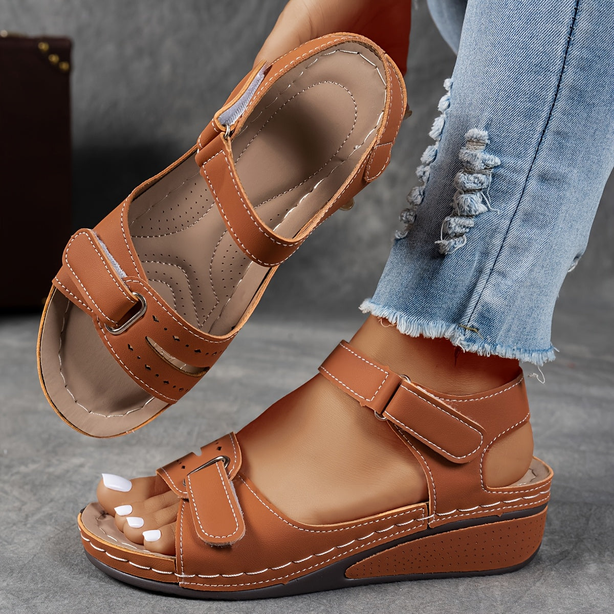 DELACROIX – ELLA COMFORT ORTHOPAEDIC SANDALS