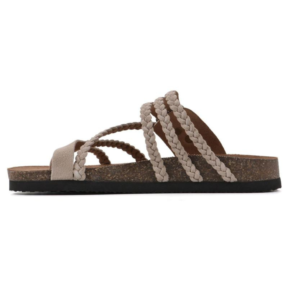 Aurora™ | Anatomical Woven Cork Sandals For Women