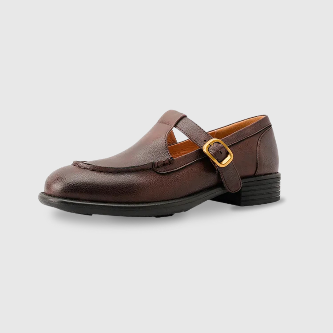 NANCY - RETRO LEATHER SHOES