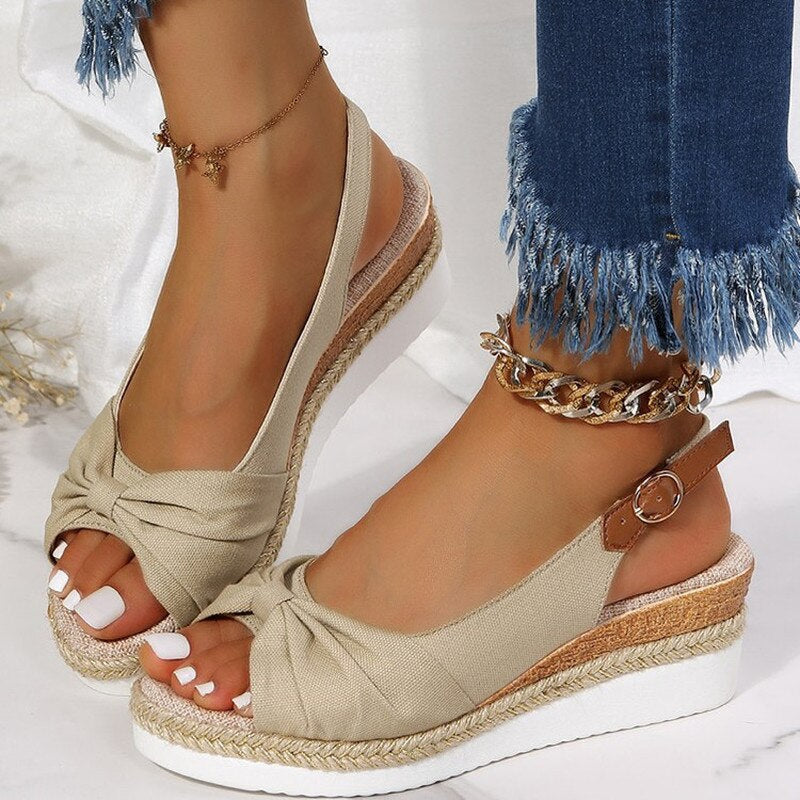 Penelope - Orthopedic Peep-Toe Sandals