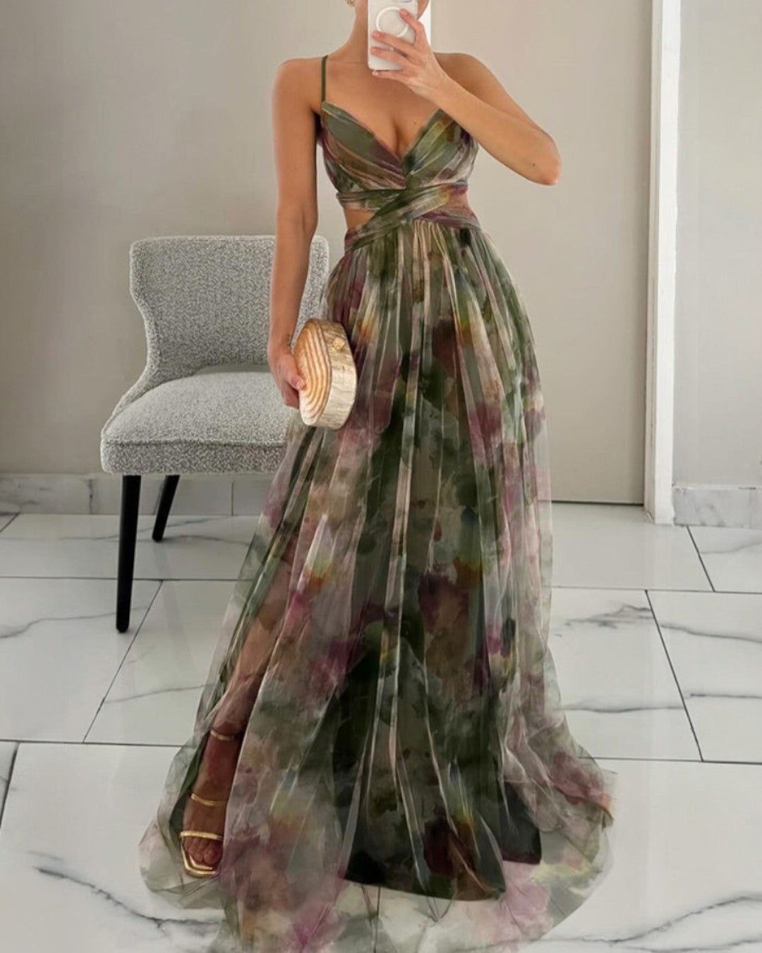 MARBELLA | ELEGANT SILK-LOOK DRESS FOR WOMEN