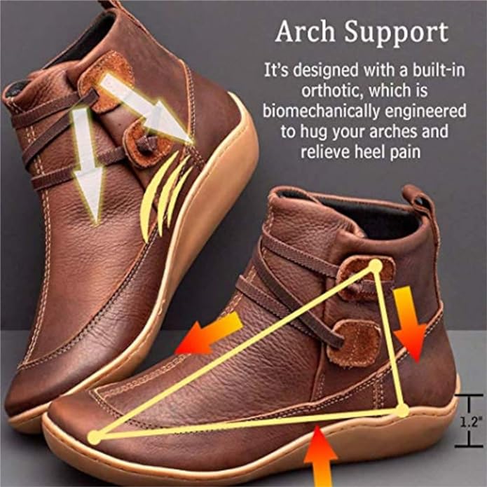 SADIE | VEGAN LEATHER COMFORT BOOTS FOR WOMEN