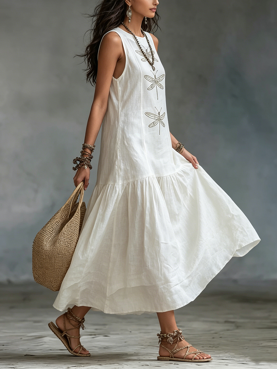 GENEVA | SLEEVELESS MAXI DRESS FOR WOMEN