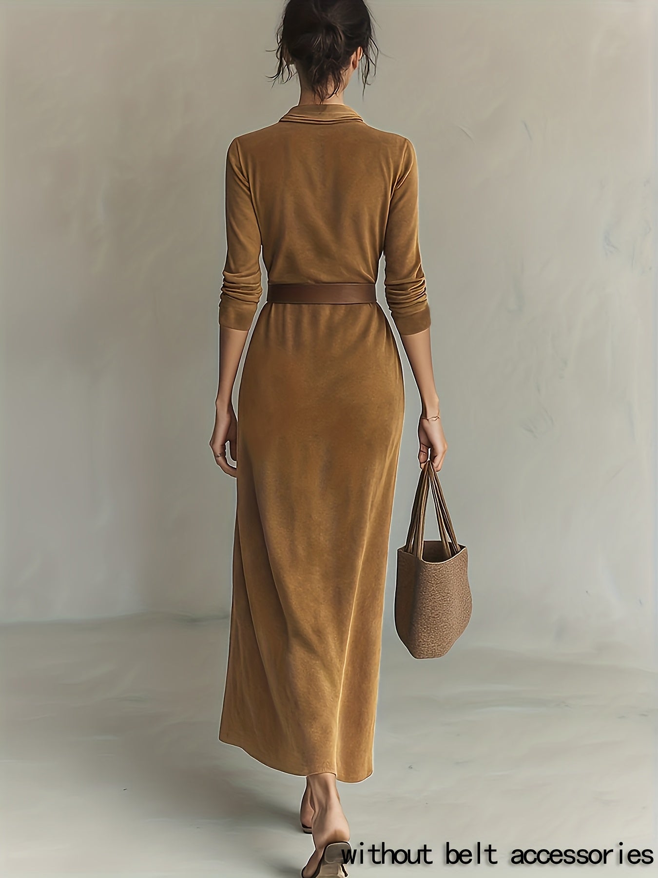 DJANNA - BELTED MIDI DRESS