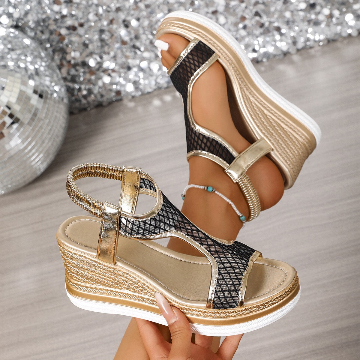 CRISTINA – ORTHOPAEDIC WEDGE SANDALS