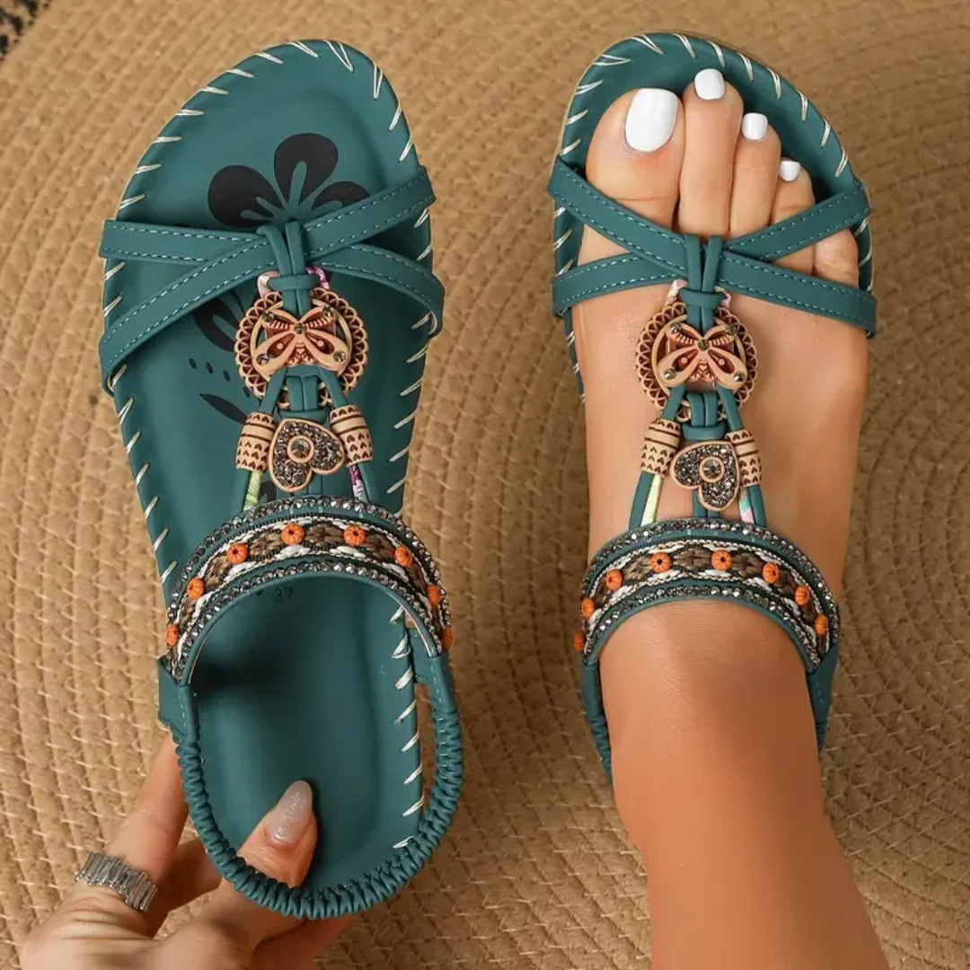 Lyca – Orthopedic Ibiza-Style Sandals for Comfort & Elegance