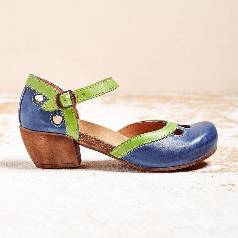 Lissa – Orthopedic Sandals with Low Heel