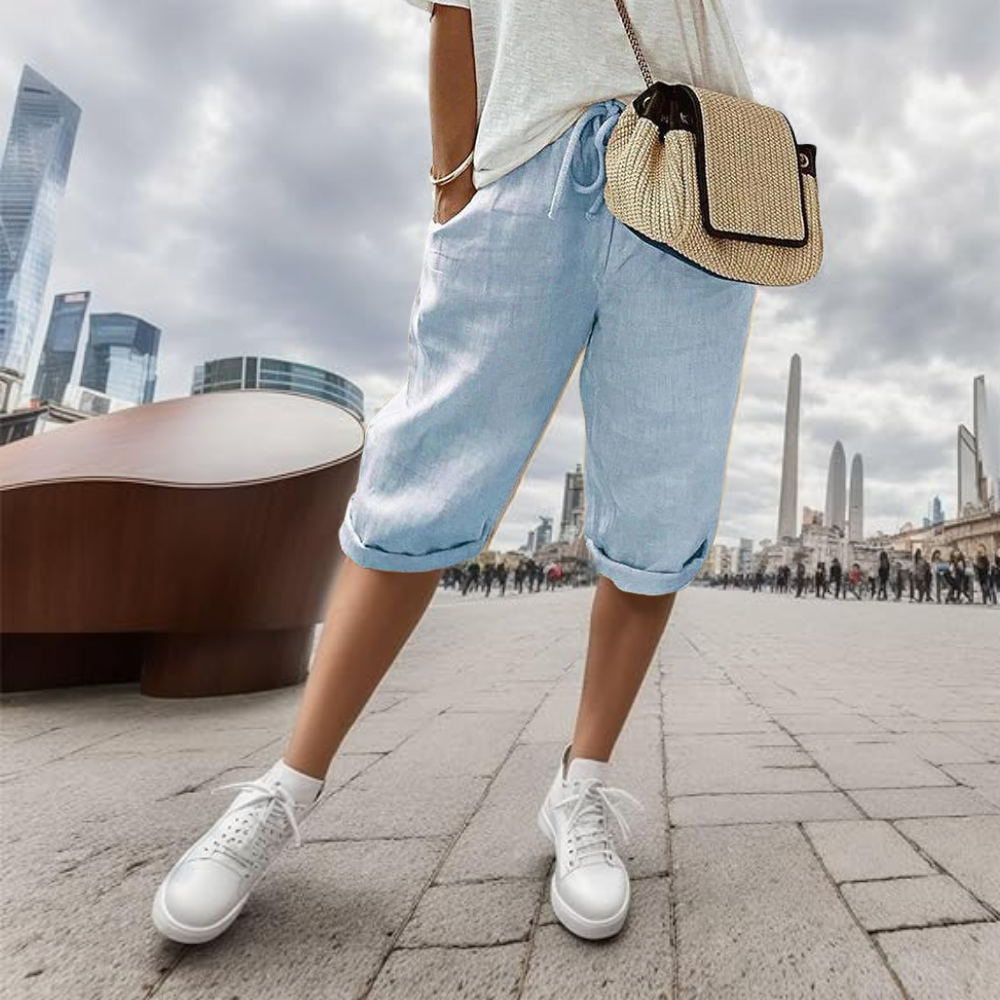 NOA - COTTON LINEN SHORTS