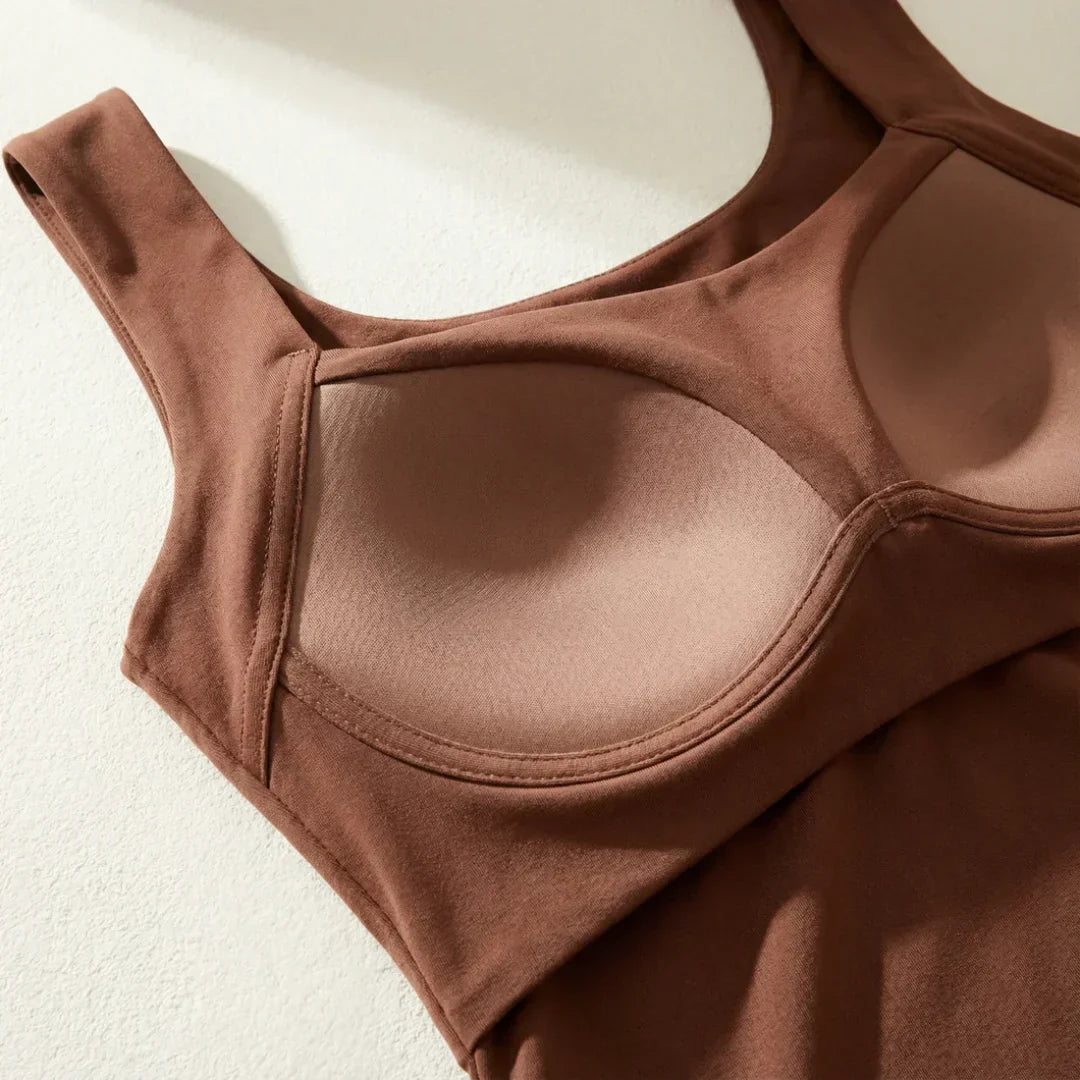 ROXANNE - BUILT-IN COMFORT BRA TANK TOP