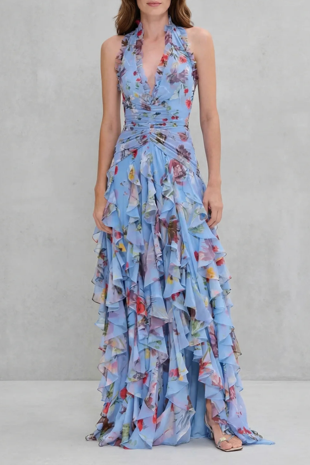 AURORA | HALTER MAXI DRESS FOR WOMEN