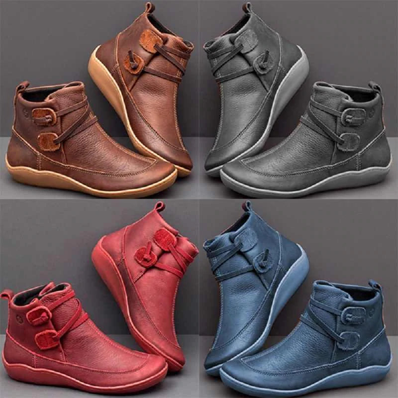 SADIE | VEGAN LEATHER COMFORT BOOTS FOR WOMEN
