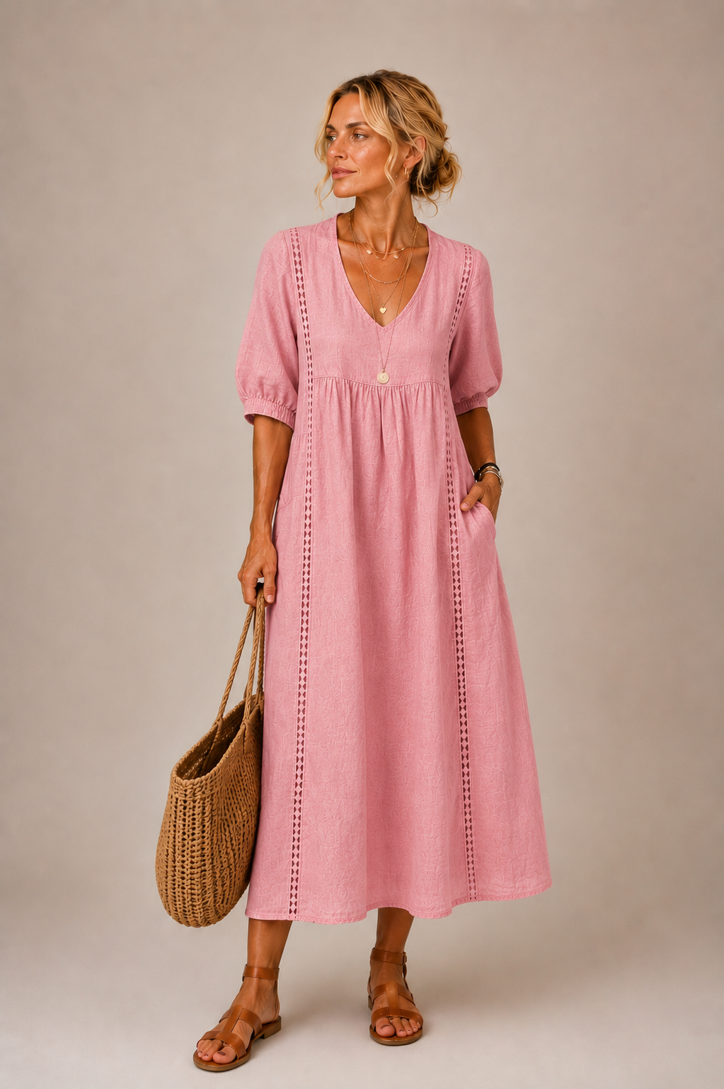 SEFI | SUMMER MIDI DRESS FOR WOMEN