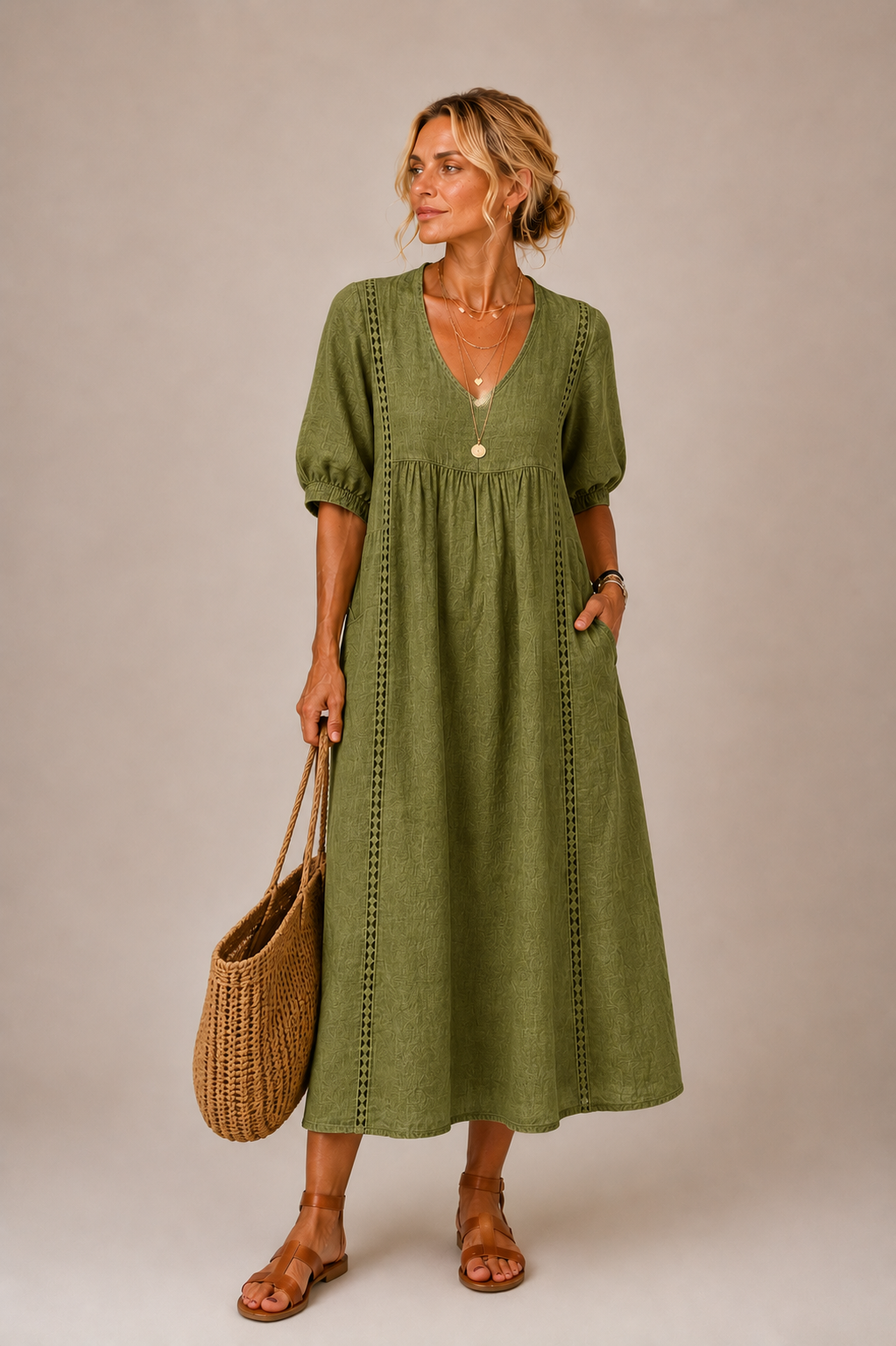 SEFI | SUMMER MIDI DRESS FOR WOMEN