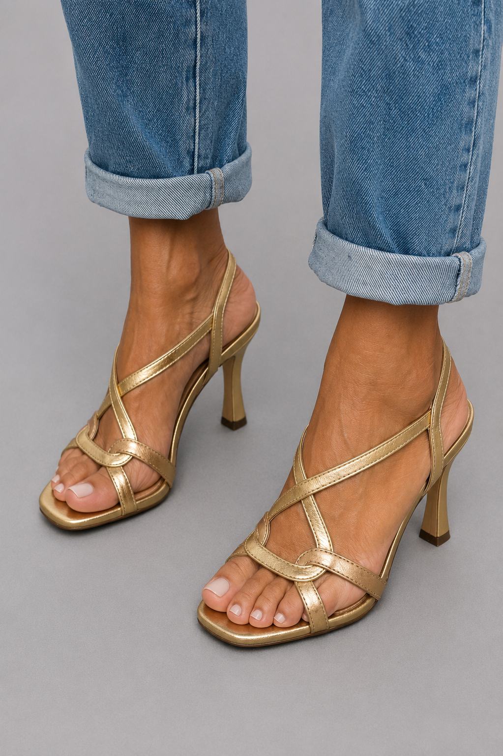 CASSIE | ELEGANT STRAPPY HEELED SANDALS FOR WOMEN