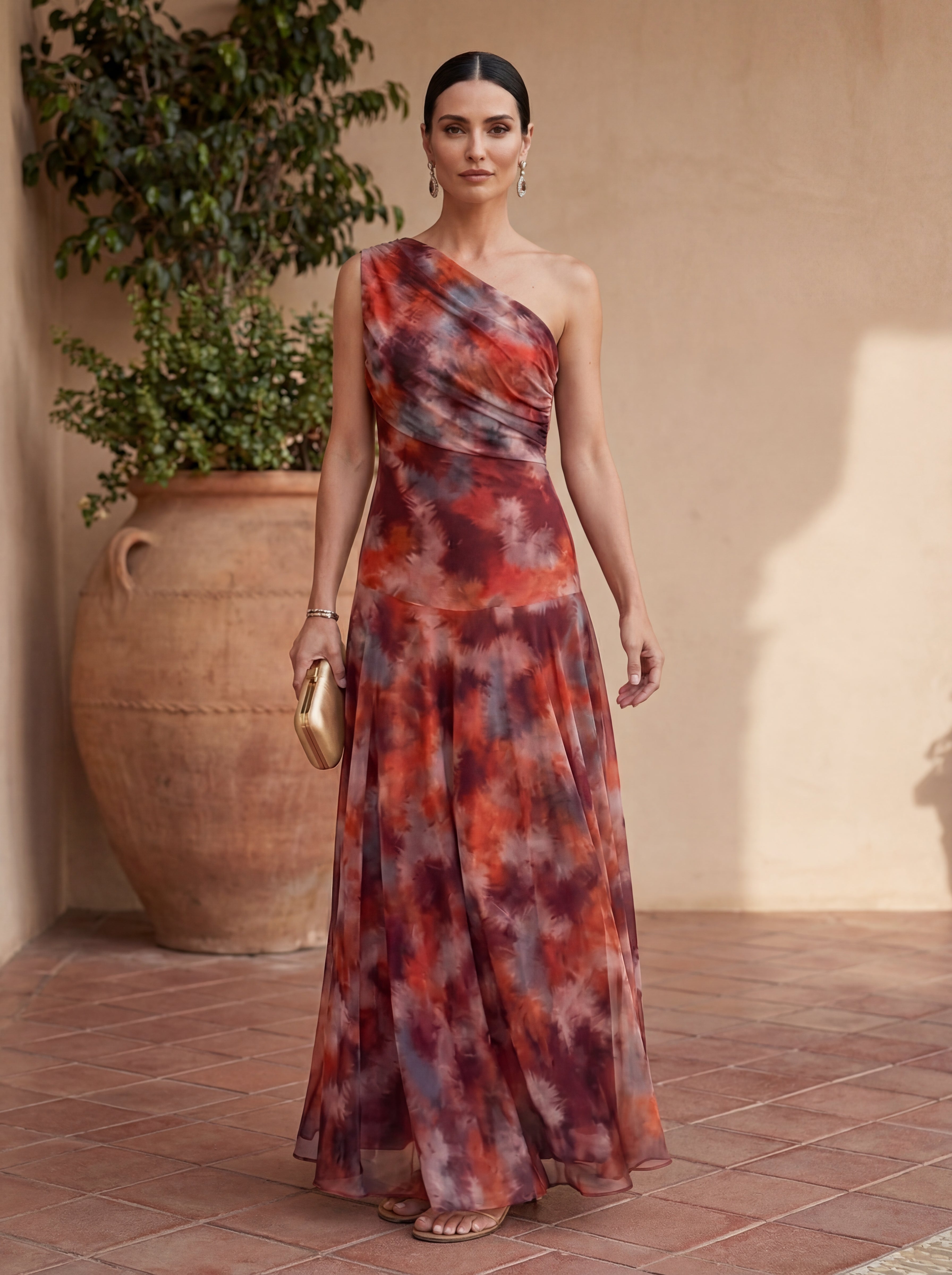 HARPER | FLOWY SATIN MAXI DRESS FOR WOMEN