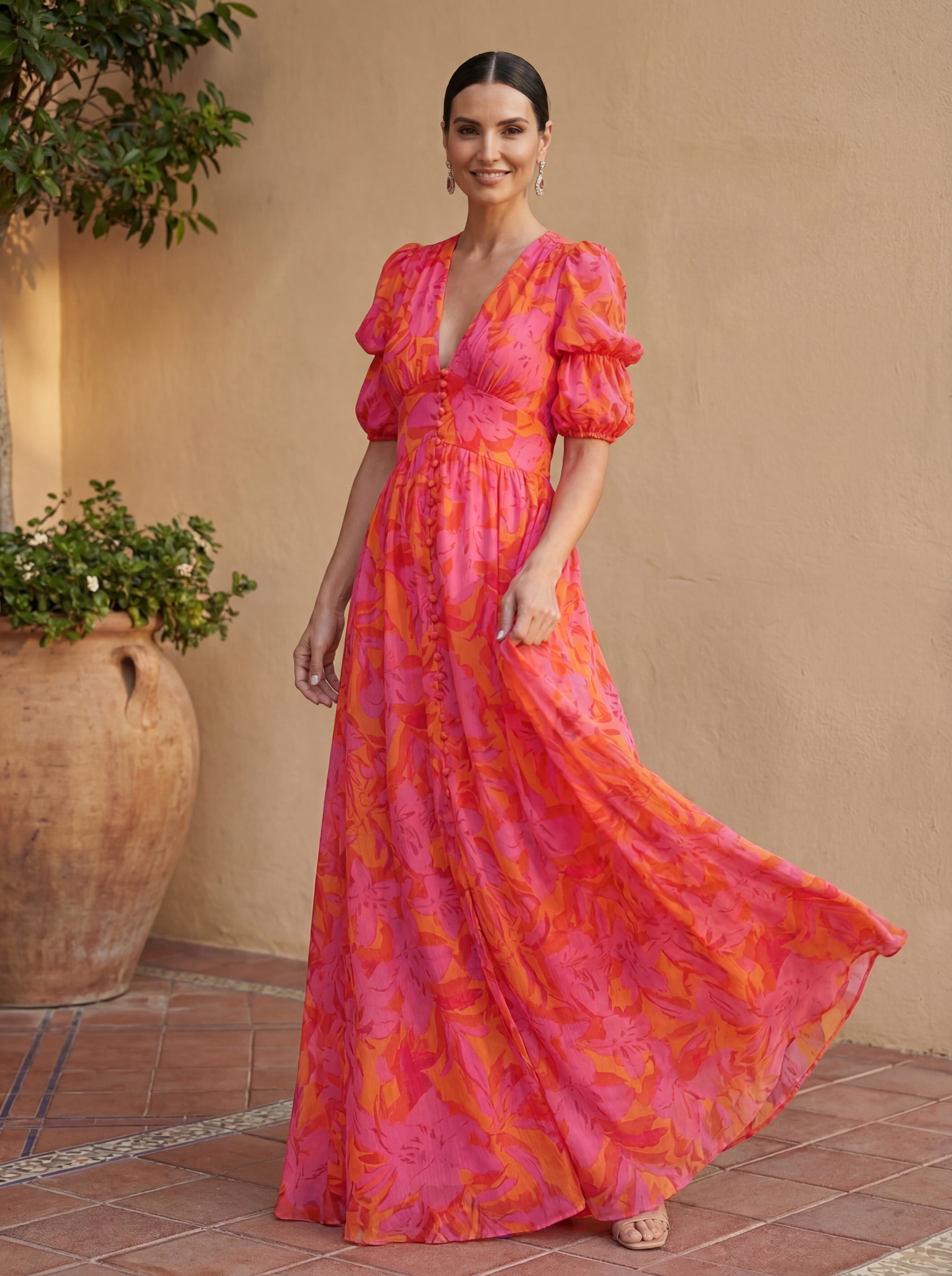 OLVERA | ELEGANT MAXI DRESS FOR WOMEN