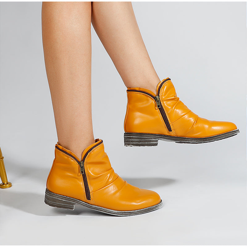 BROOKE | WATERPROOF ZIP ANKLE BOOTS FOR WOMEN