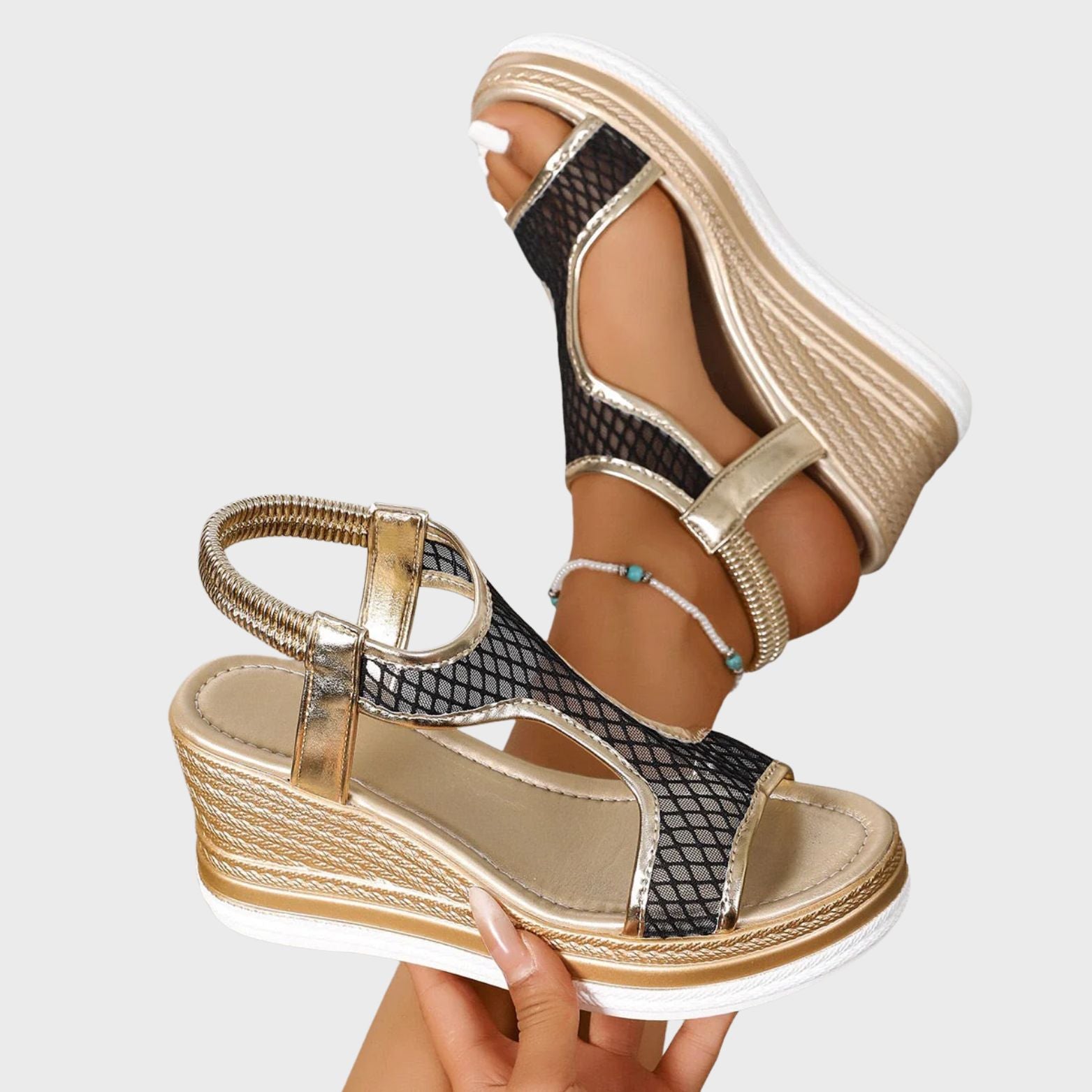CRISTINA – ORTHOPAEDIC WEDGE SANDALS