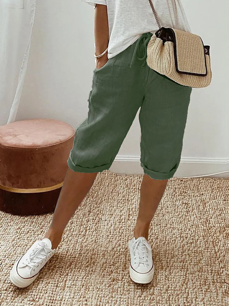 JAIRA - POCKETED COMFORT SHORTS