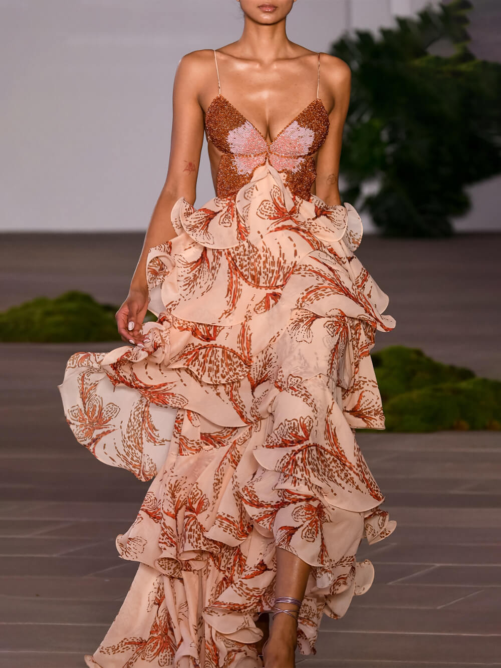 LA SCINTILLA - SIGNATURE MAXI BOW DRESS