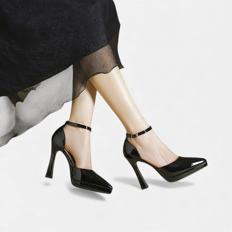 EVETTE - LEATHER HEELS