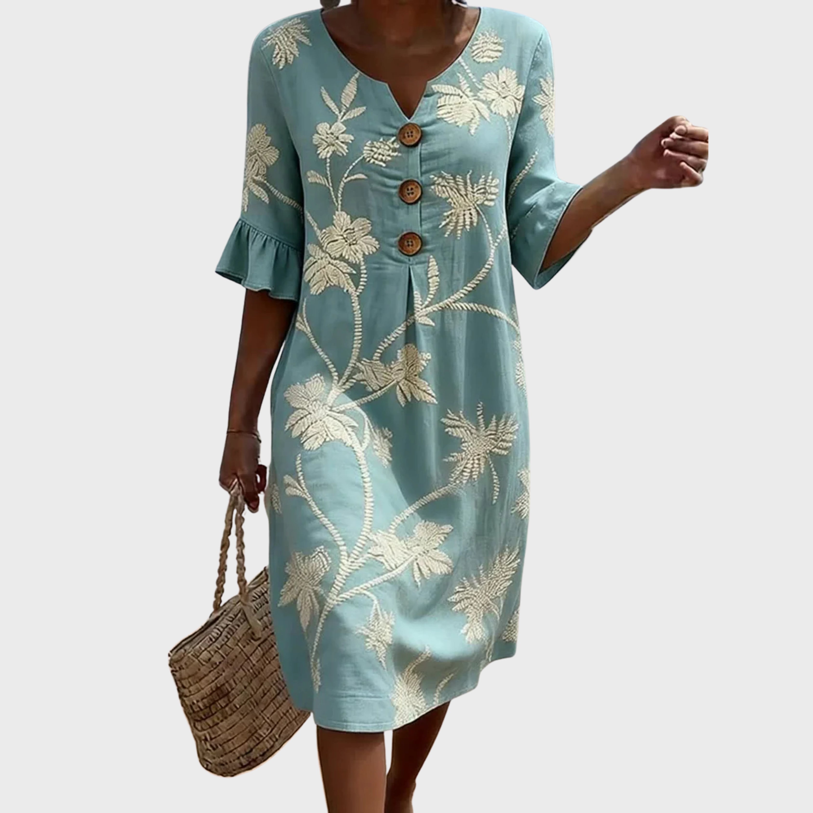 ELARA – FLORAL BREEZE SUMMER DRESS