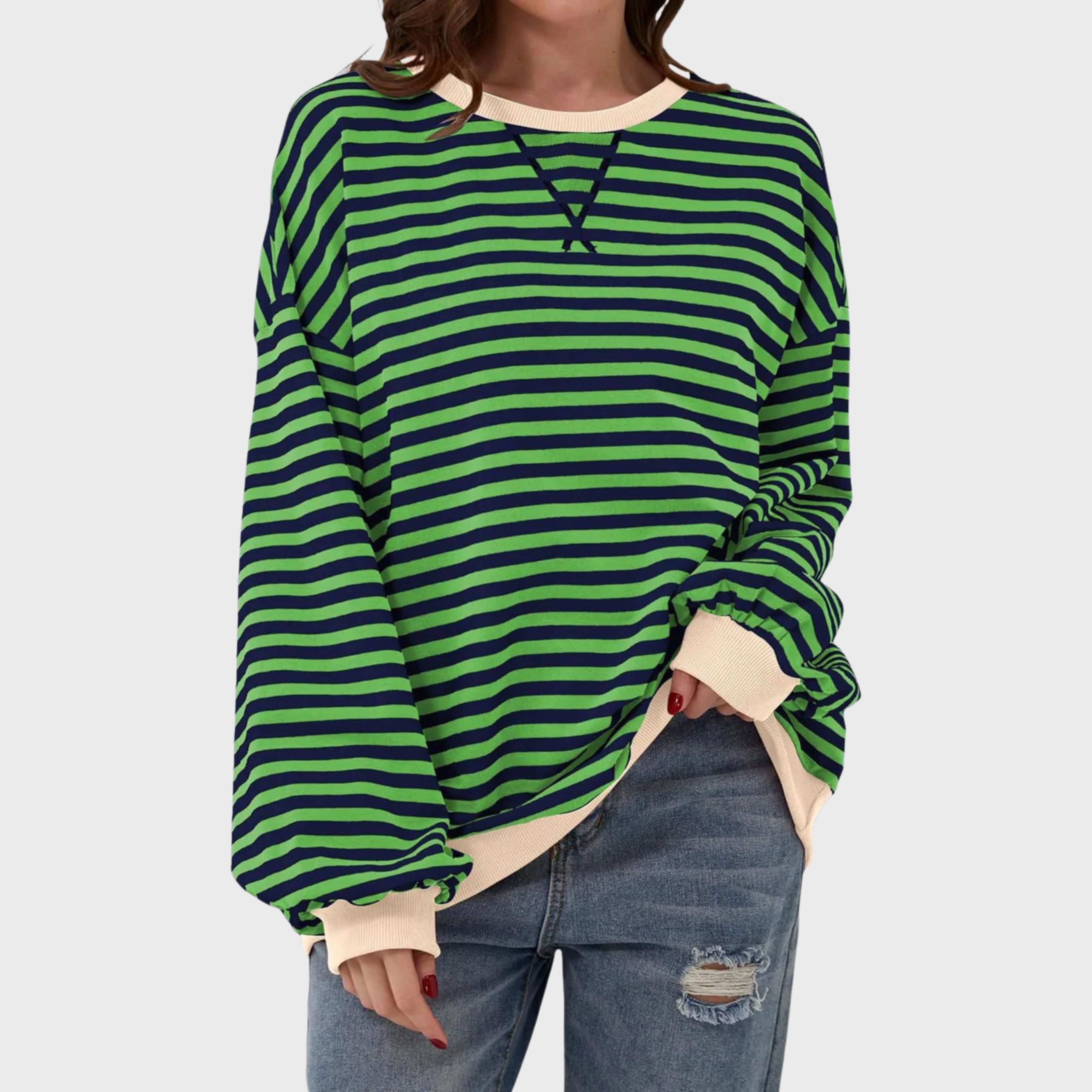LUKA – RELAXED STRIPED SWEATSHIRT