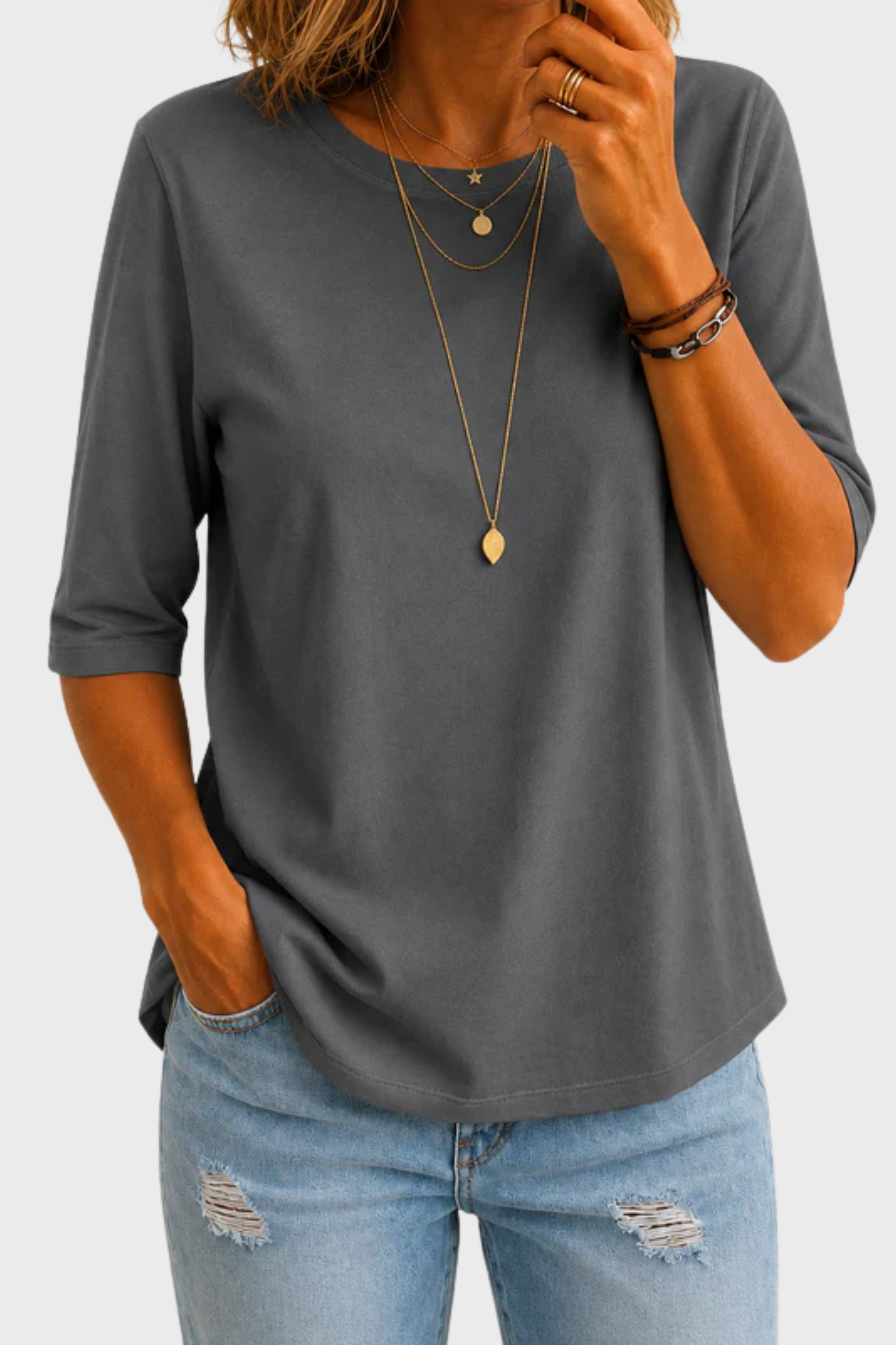 CALVERA | COMFORT COVERAGE TEE FOR WOMEN
