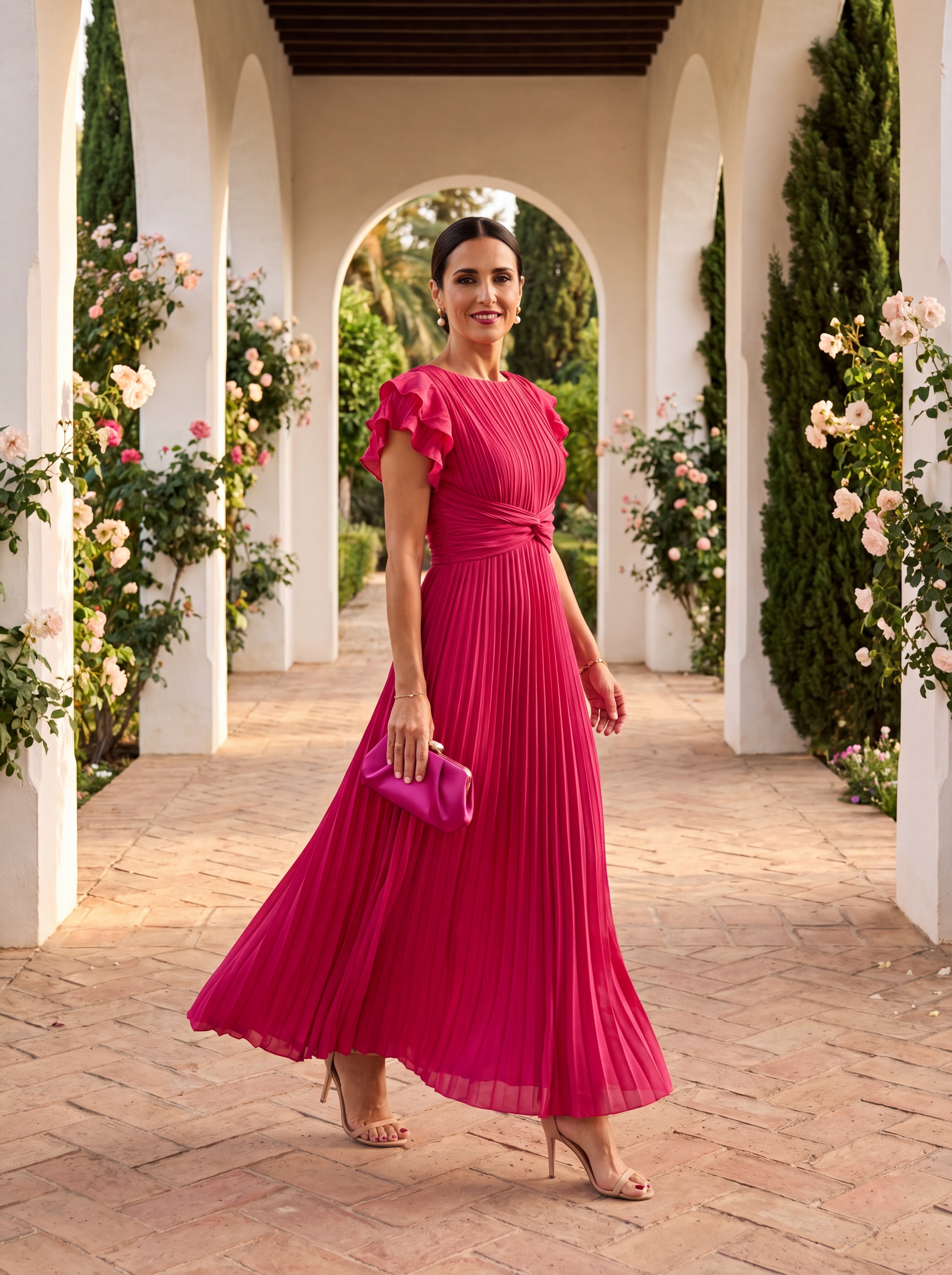 SELENA | FLOWY TULLE MAXI DRESS FOR WOMEN