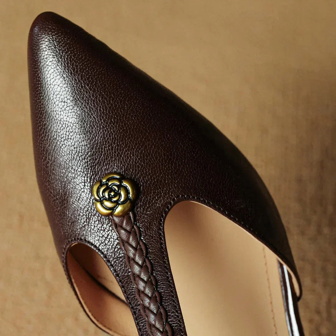 KATHY - ELEGANT LEATHER SANDALS