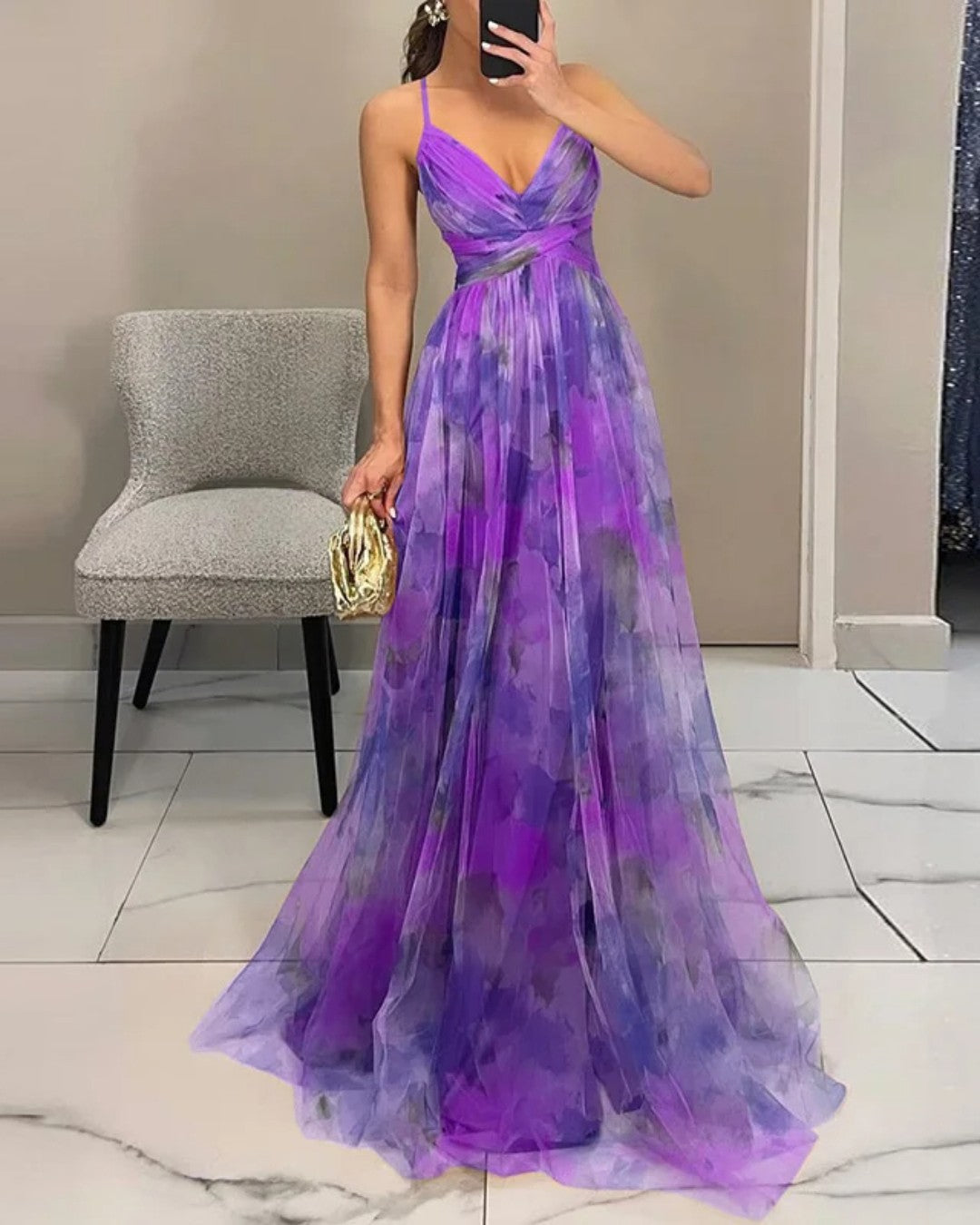 MARBELLA | ELEGANT SILK-LOOK DRESS FOR WOMEN