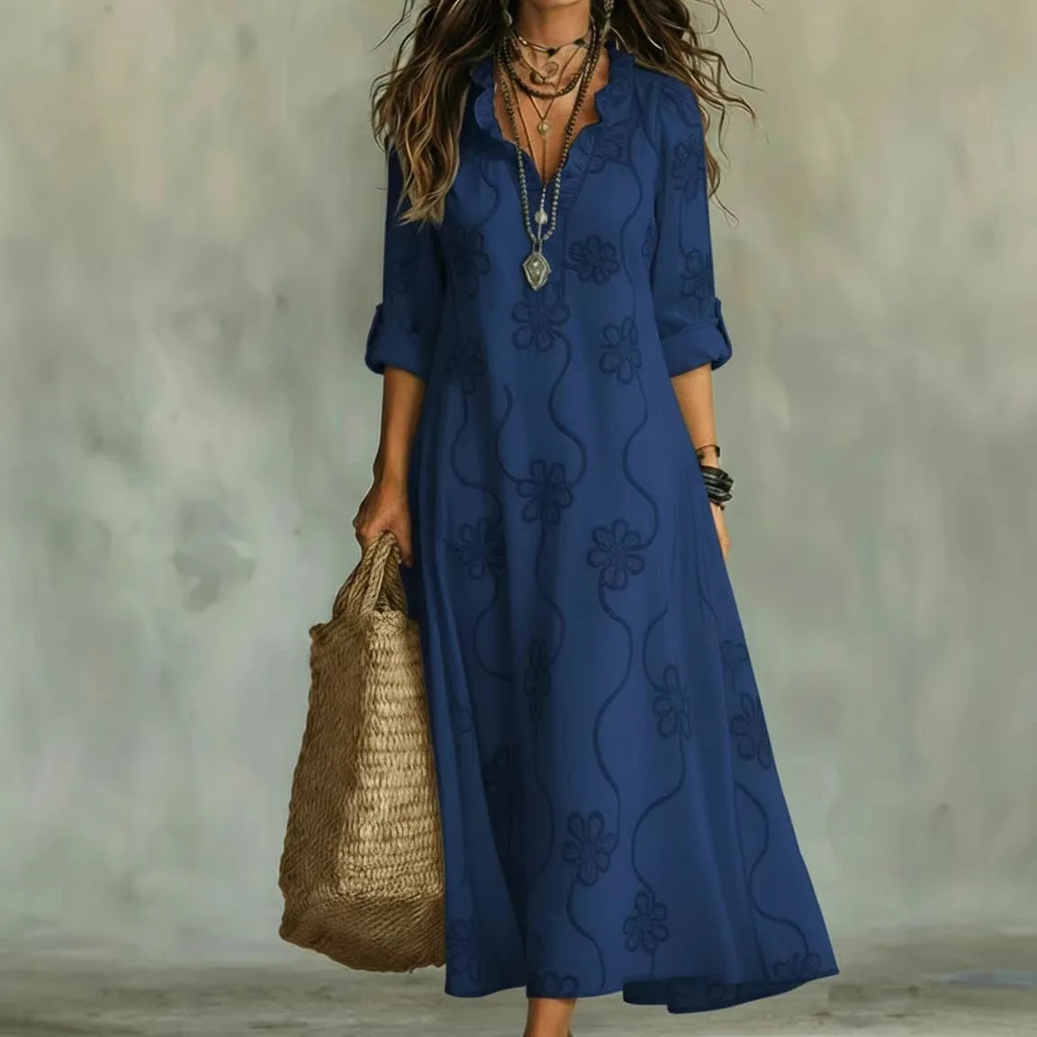 FLORE | FLORAL MAXI DRESS FOR WOMEN