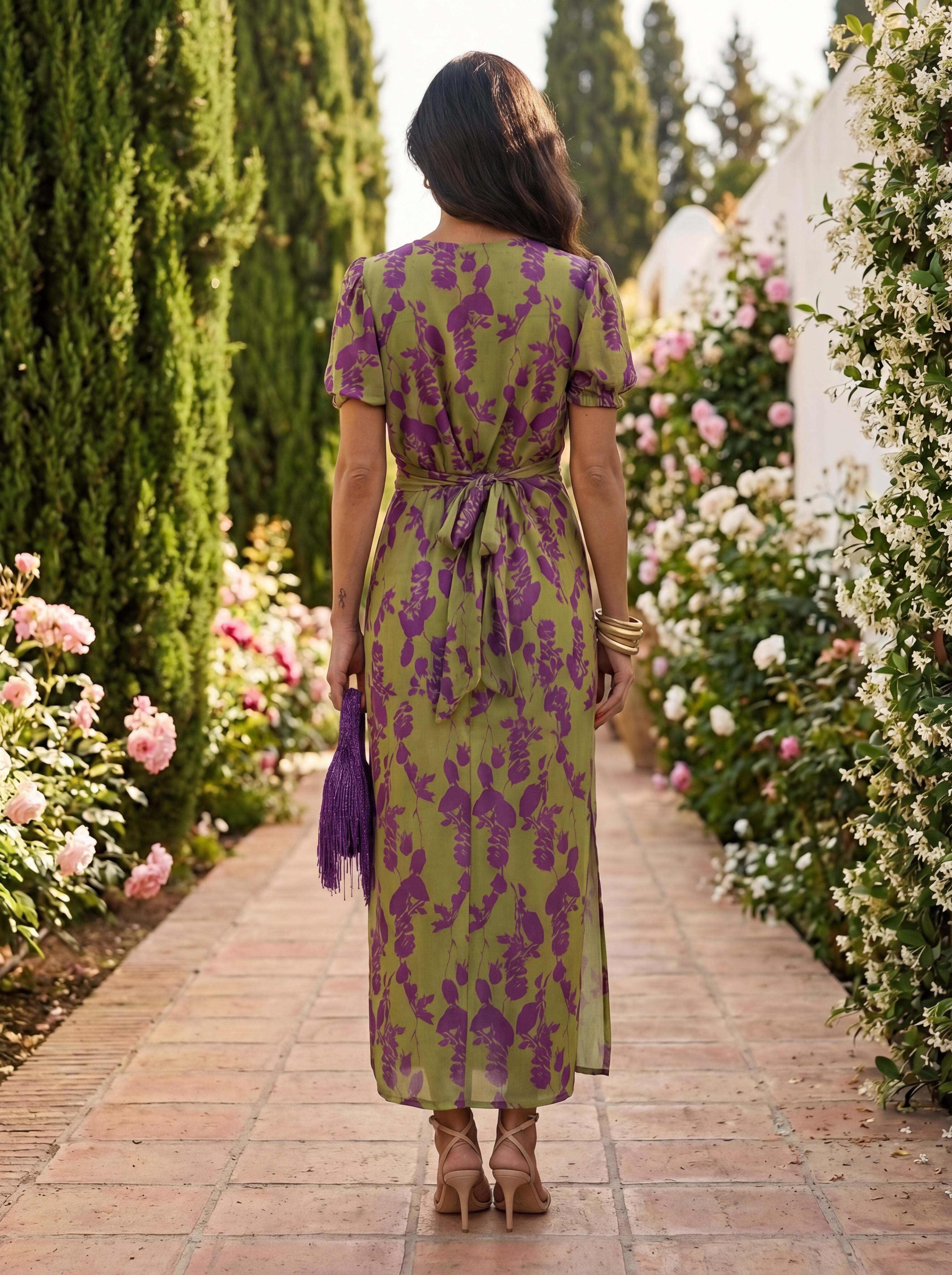 VICTORIA | LUXURY FABRIC MAXI DRESS FOR WOMEN