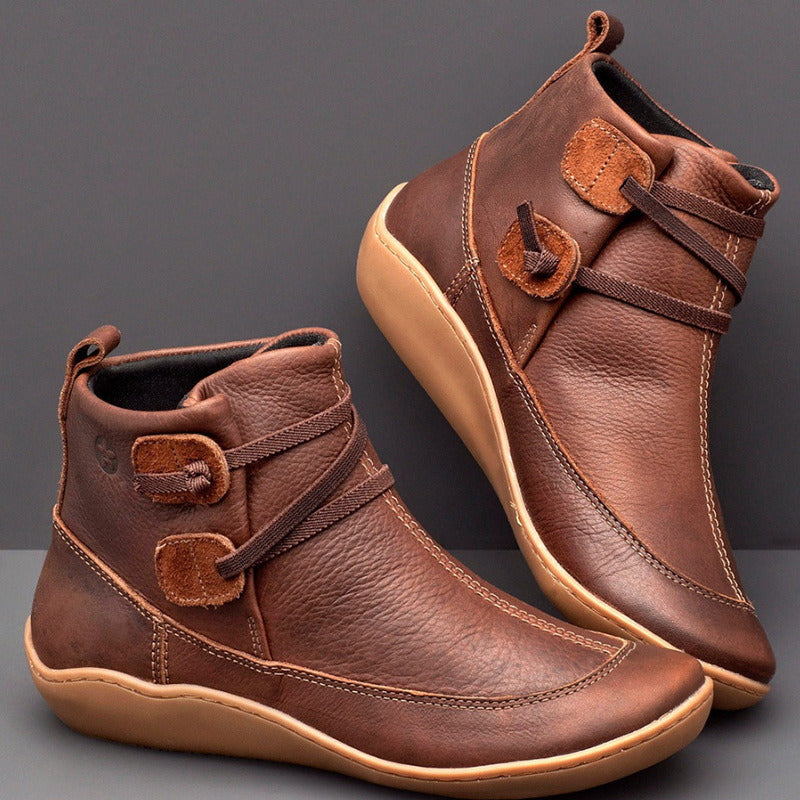 SADIE | VEGAN LEATHER COMFORT BOOTS FOR WOMEN