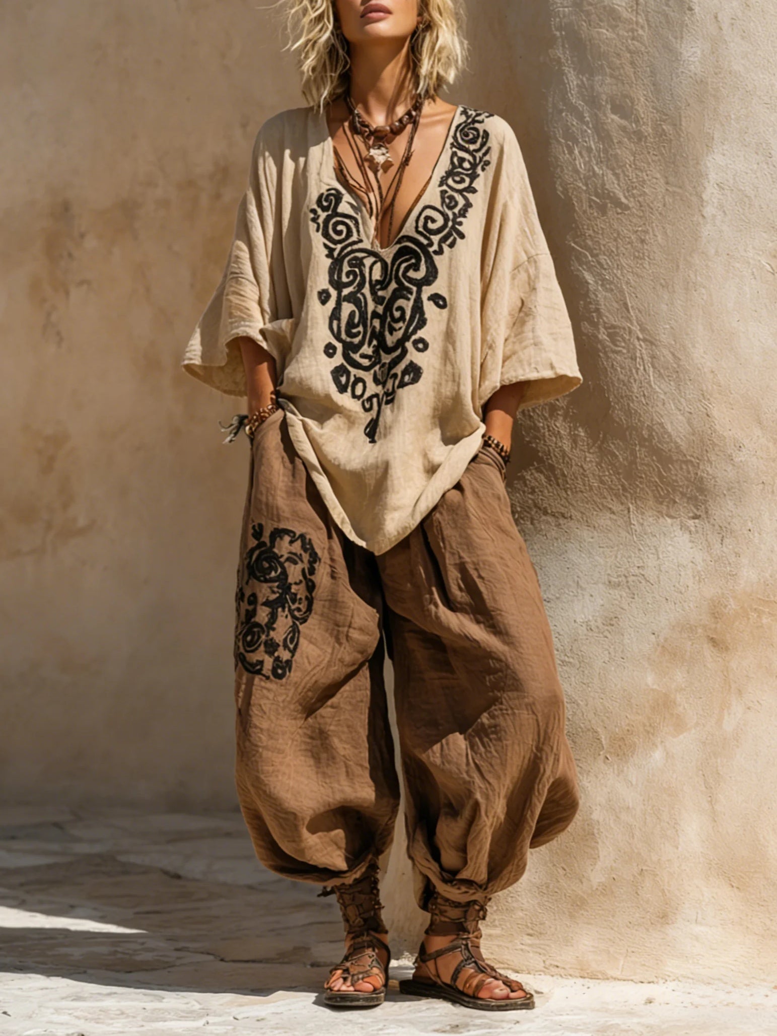Bohemian Nomadic Art Print Three-Piece Set