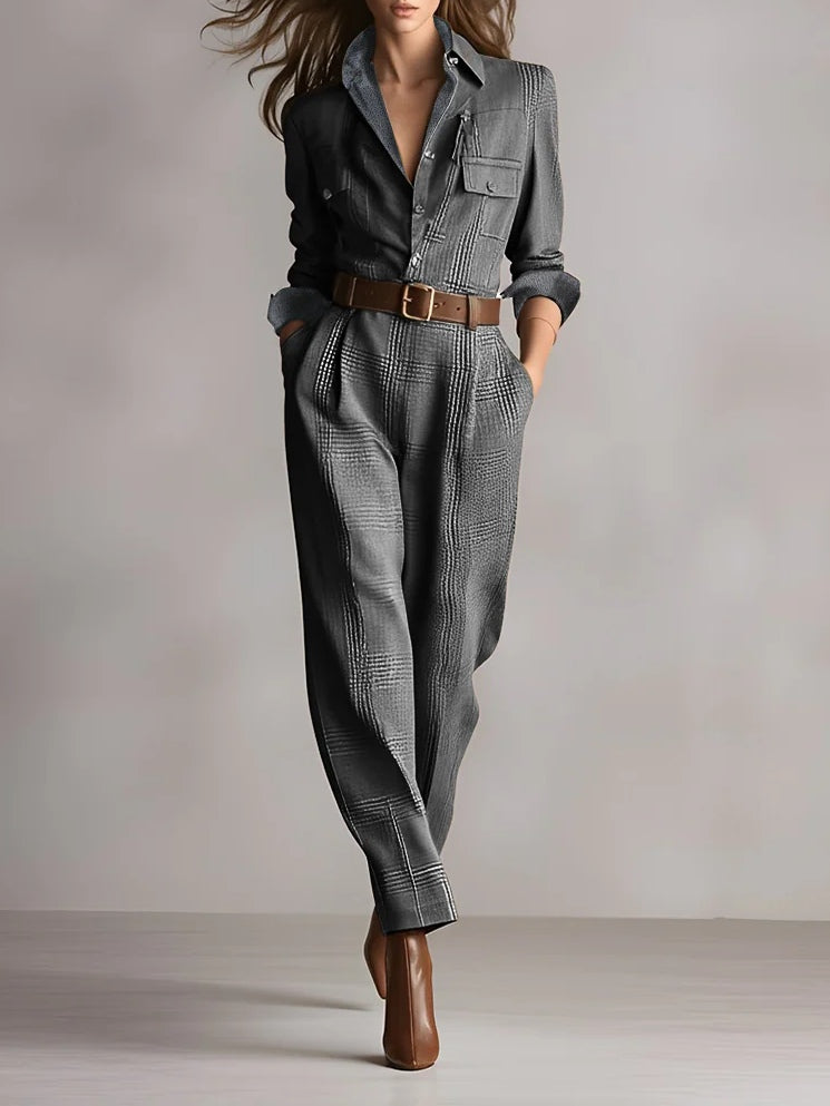 ANNA | MONOCHROME CHECK SET FOR WOMEN
