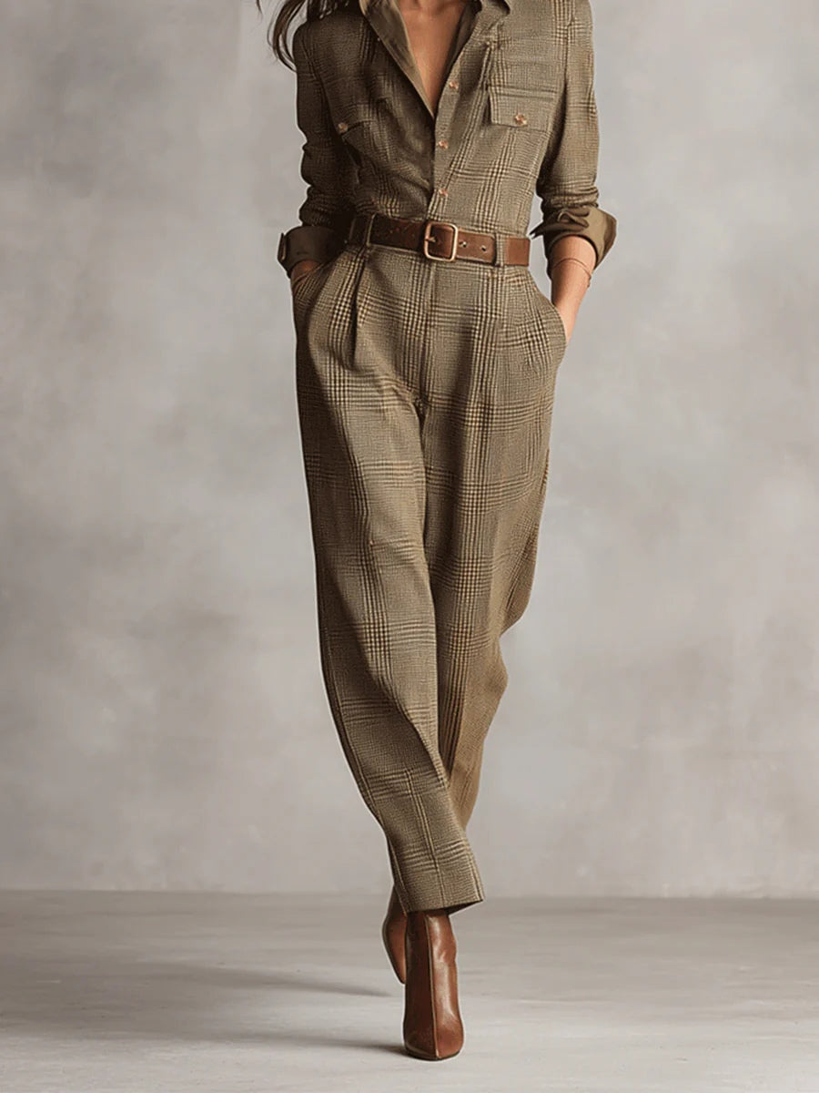 ANNA | MONOCHROME CHECK SET FOR WOMEN