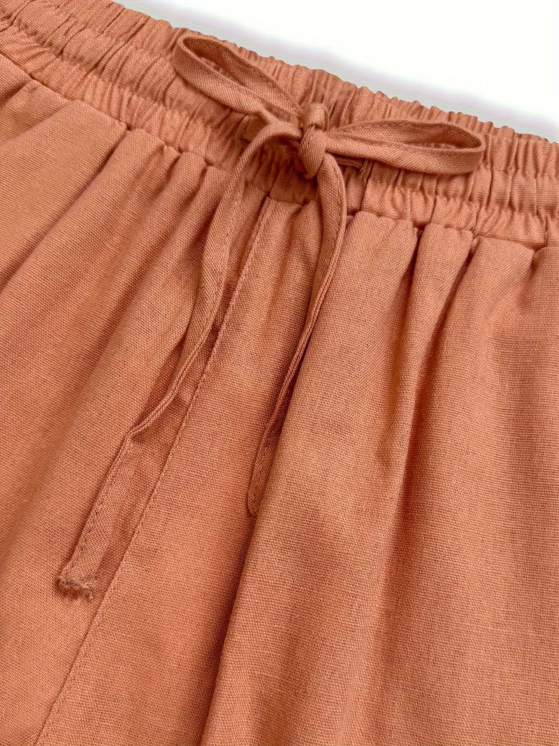 IMARA - WIDE-LEG DRAWSTRING TROUSERS