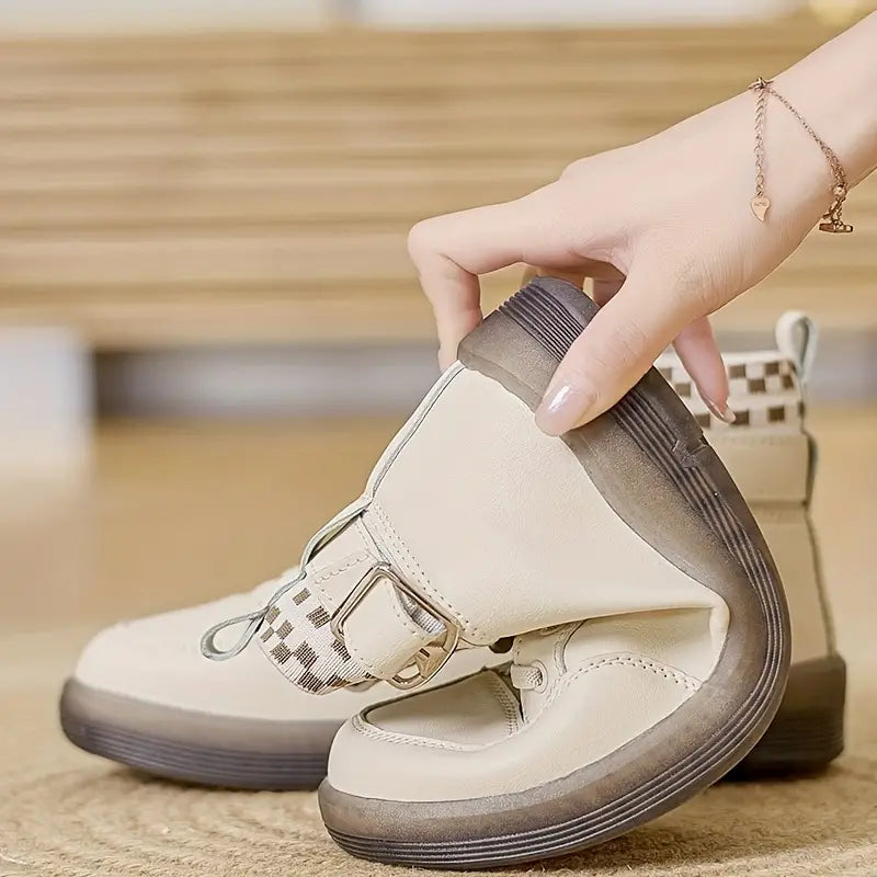 RUBYLACE | COMFORT BUCKLE BOOTS FOR WOMEN
