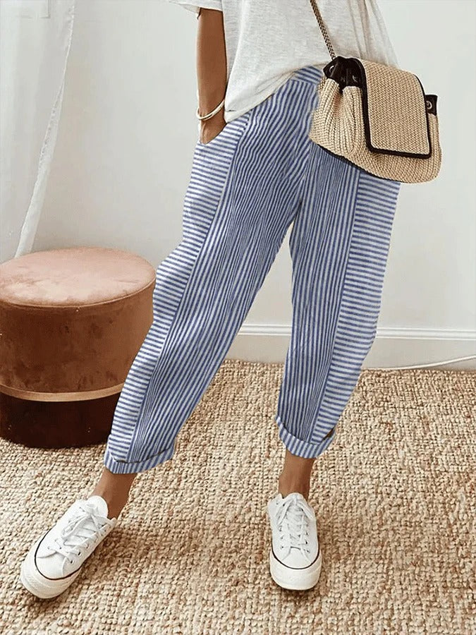 COSETTE - STRIPED TROUSERS