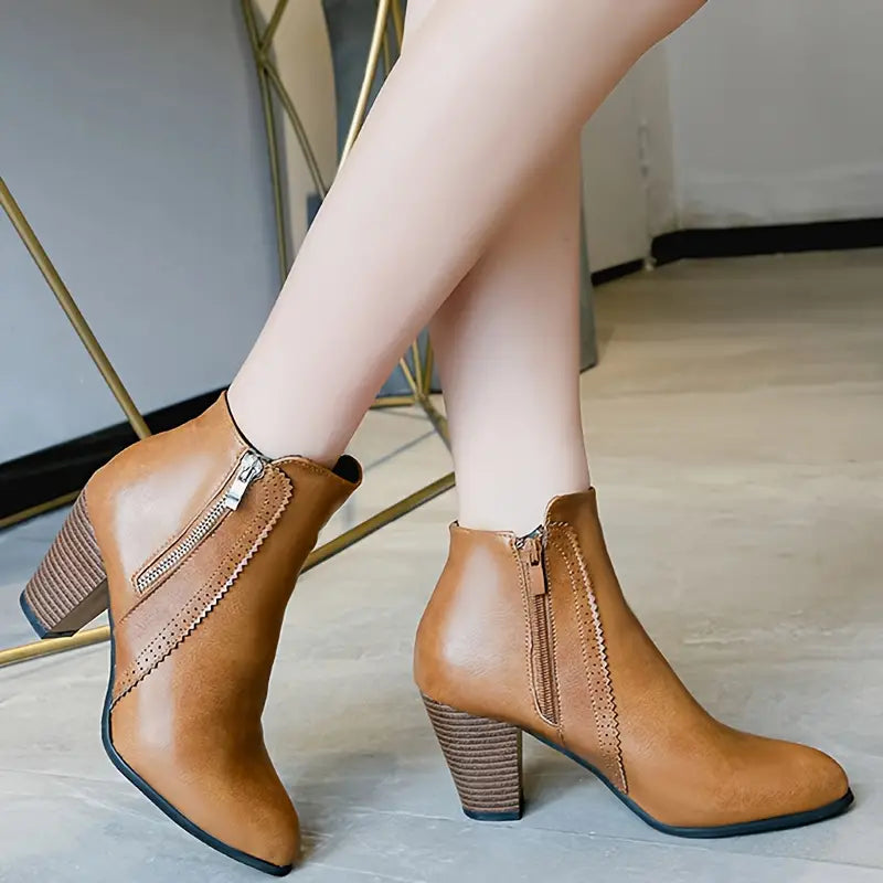 AMARISA | COMFORT CHUNKY HEELS FOR WOMEN