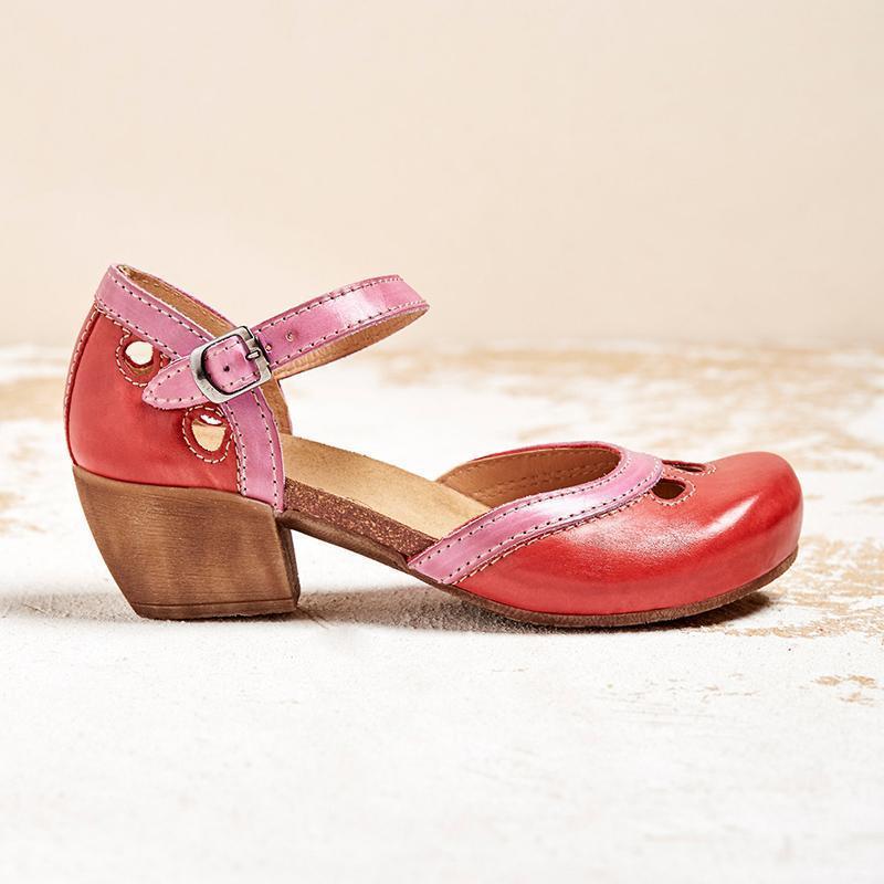 Lissa – Orthopedic Sandals with Low Heel