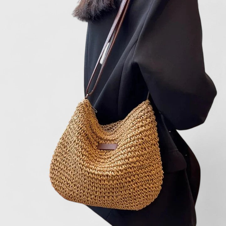 KATHY – WOVEN SHOULDER BAG