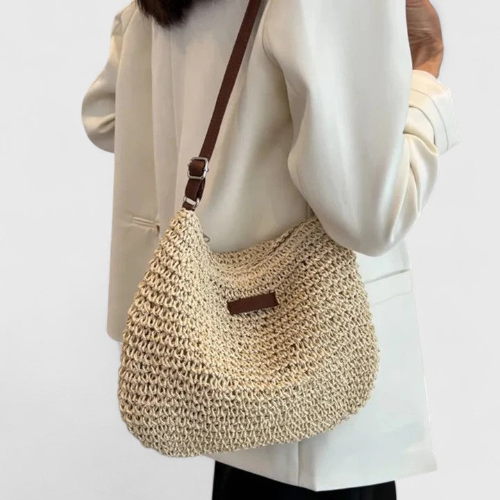 KATHY – WOVEN SHOULDER BAG