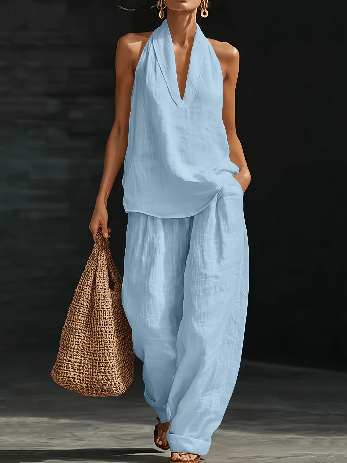 LORENA – WIDE-LEG SUMMER SET